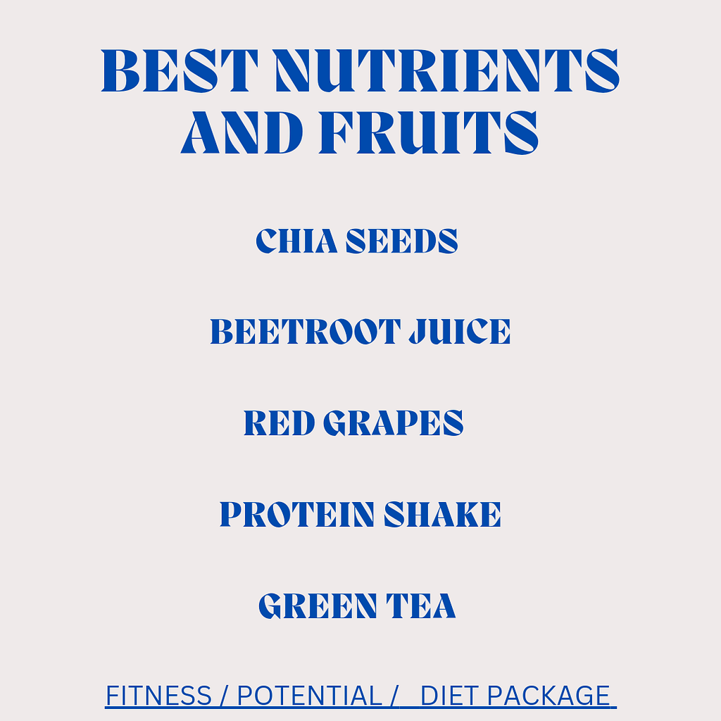 BEST NUTRIENTS AND FRUITS 