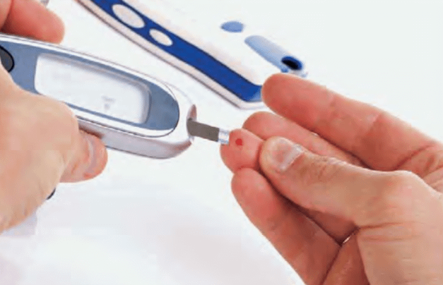 DIABETES INSIPIDUS / DIEBETES MELLITUS [ CLASSIFICATIONS ] - Regular tests help diabetics monitor levels of glucose in the bloodstream.