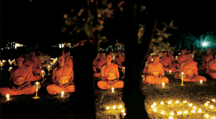 Buddhists in Java engage in meditation, which has been found to decrease stress and anxiety and promote calm feelings.